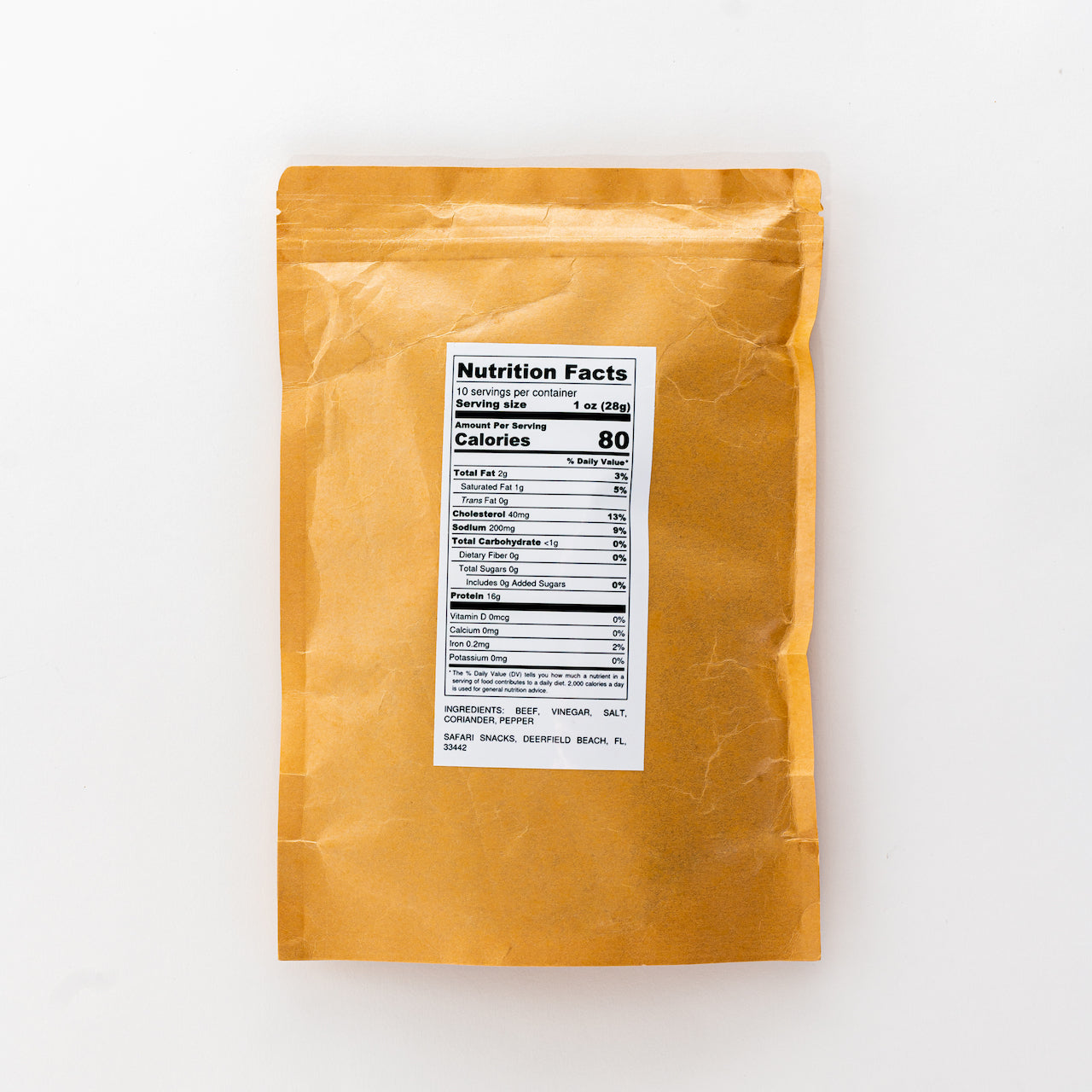 Biltong Beef Jerky Original Party Pack (10 oz)