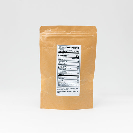 Biltong Beef Jerky Original Large Bag (4 oz)