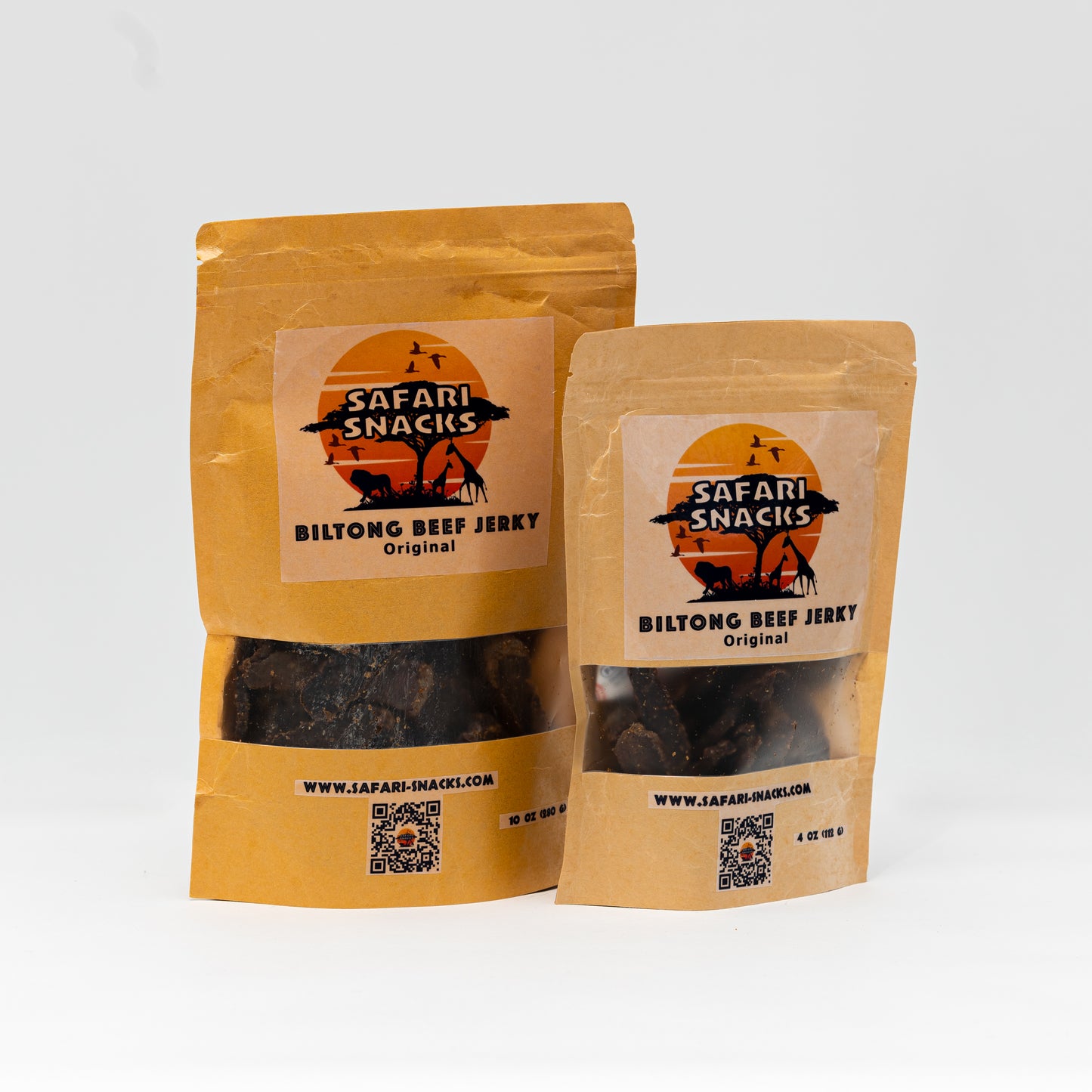 Biltong Beef Jerky Original Large Bag (4 oz)