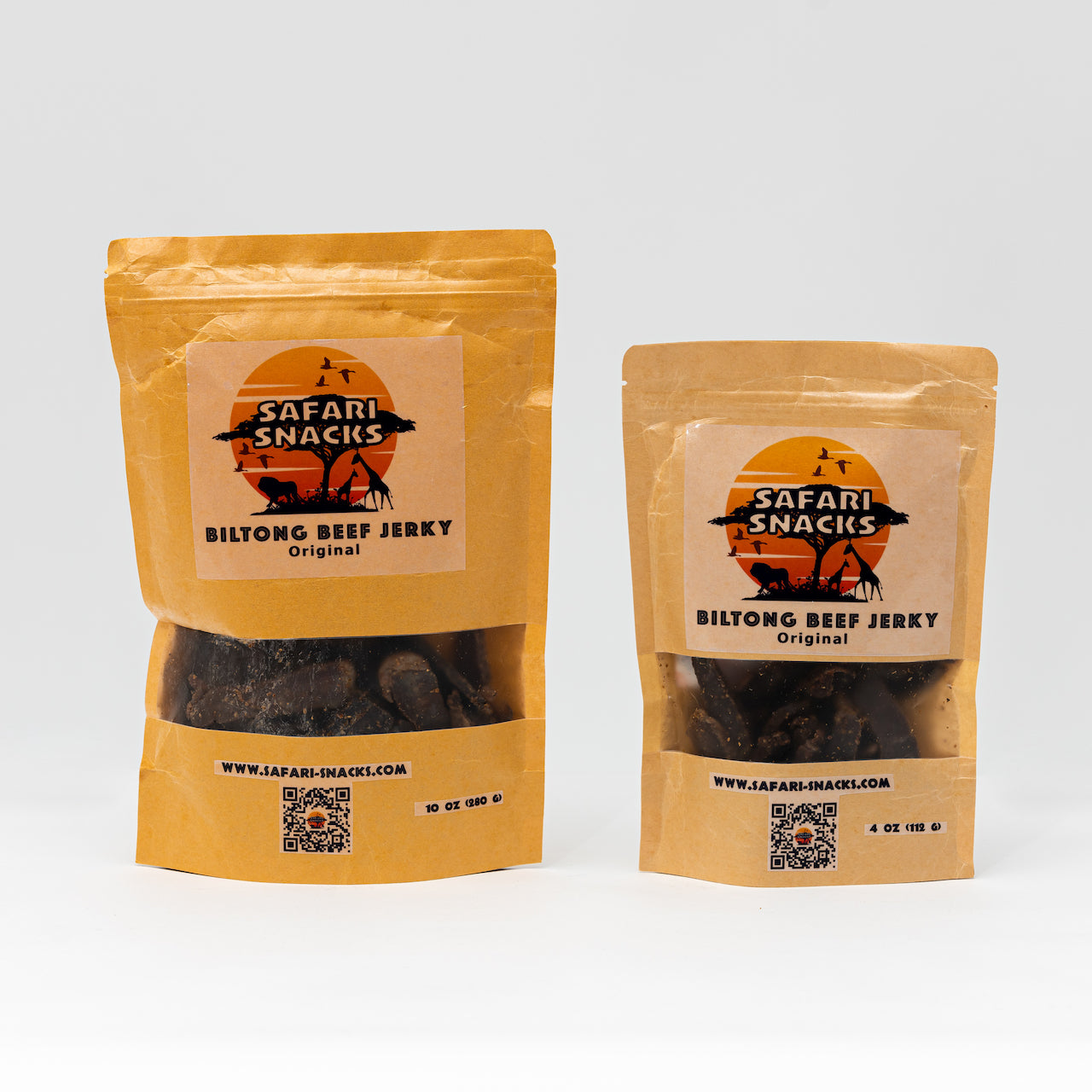 Biltong Beef Jerky Original Large Bag (4 oz)