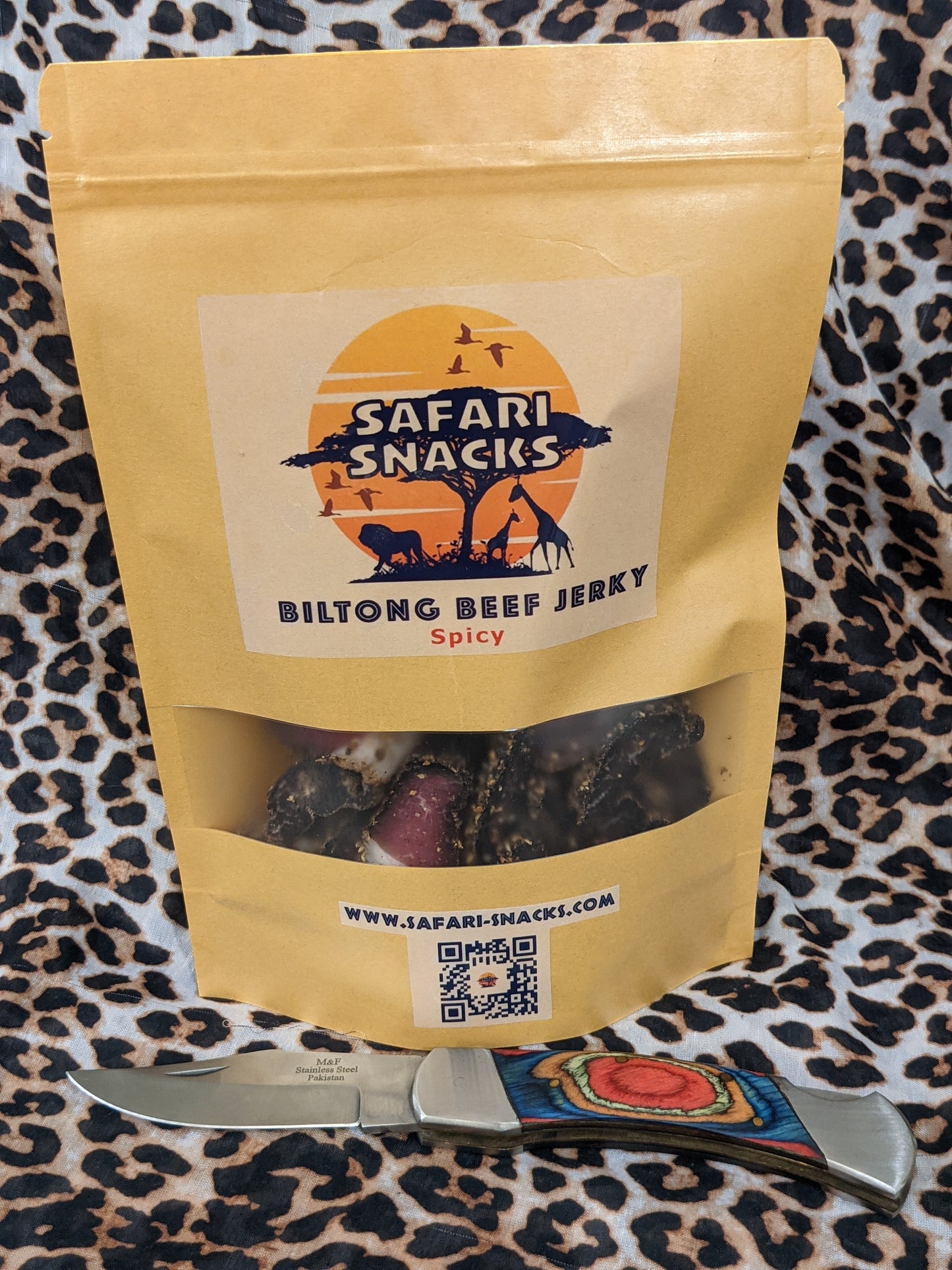 Biltong Beef Jerky Spicy Party Pack  (10 oz)